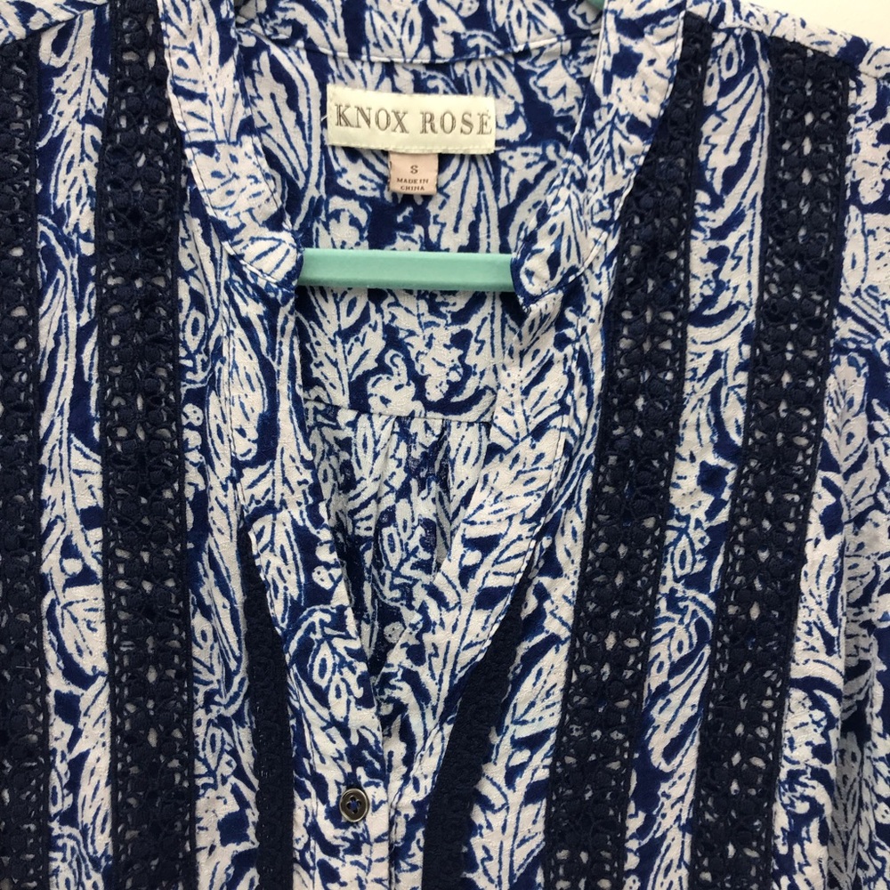 KNOX ROSE tunic top Size small - Picture 3 of 6